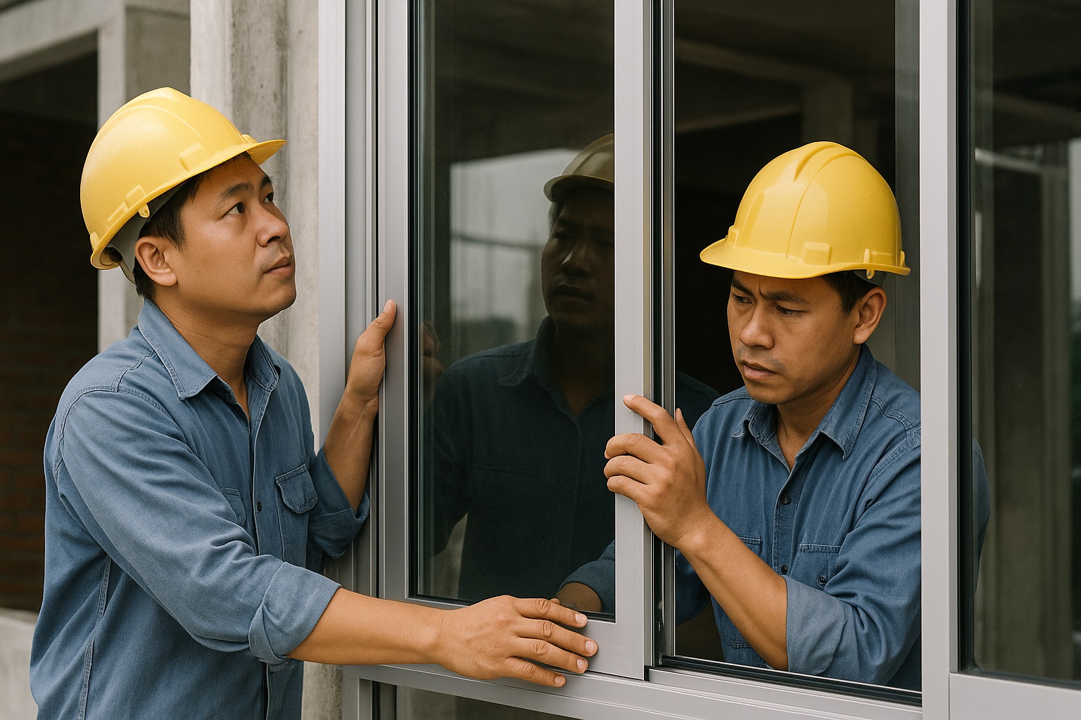 Thi công nhôm kính